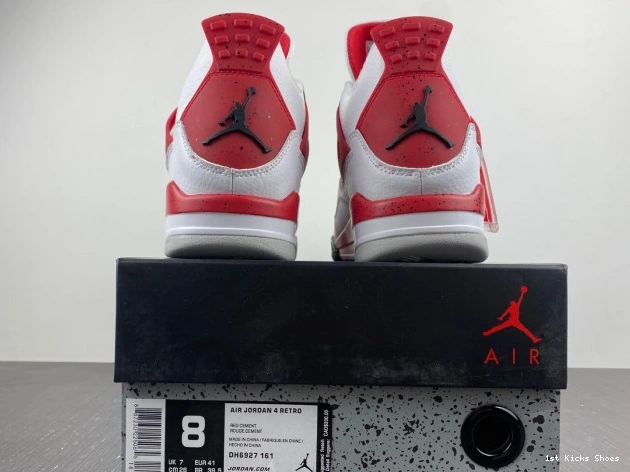 1st Kicks Cement 4 Air Red DH6927-161 Jordan 0627